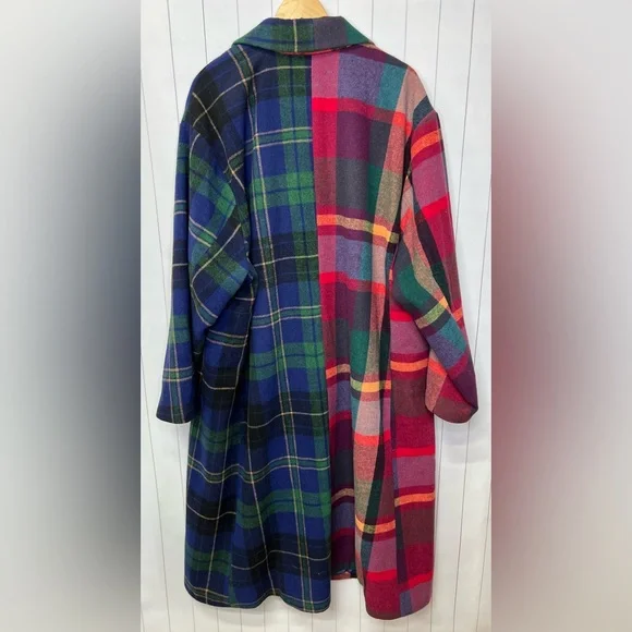 TORRID - Dual Plaid Wool Coat - 3XL - Picture 8 of 10